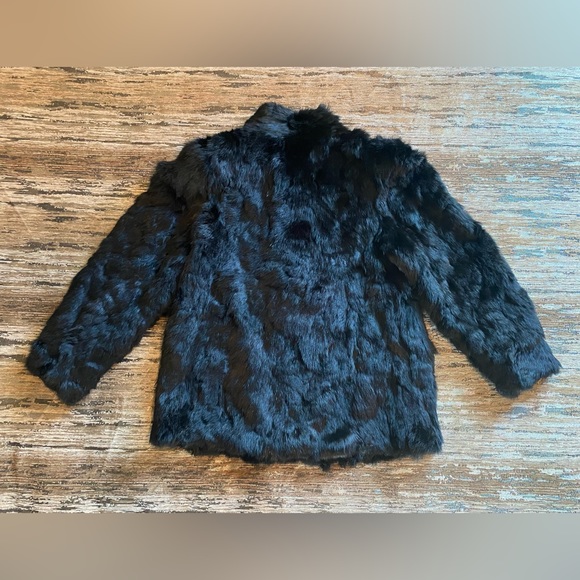 Somerset Furs Los Angeles. Black Rabbit Fur. Size Medium. Like New. - Picture 2 of 5